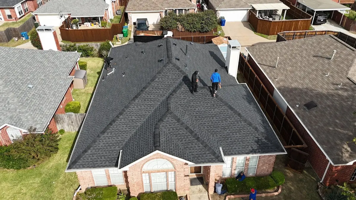 Slate & Tile Roof Repair work in progress on a Spring Garden property